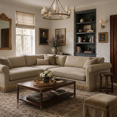 Carley Summers X River & Bord: The Max Sectional W/Fringe