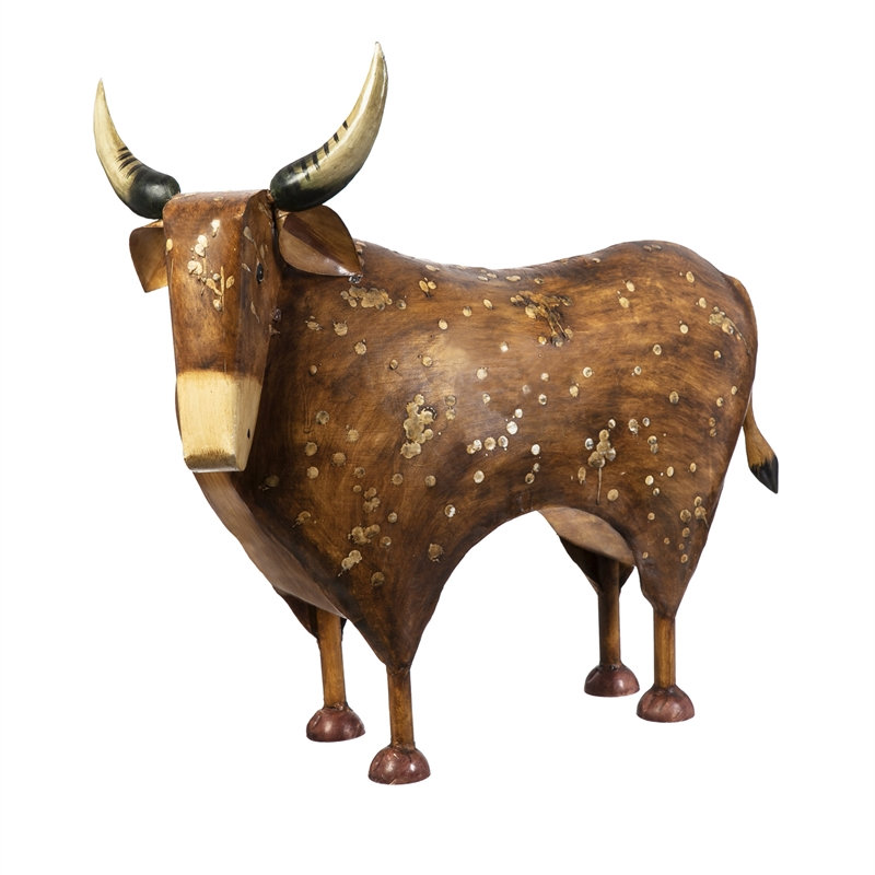 Statue bull en métal Vetter