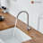 Stainless Steel Single Handle High-Arc Kitchen Faucet-71097874