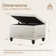 Dhiren 23.6' W Rectangle Upholstered Storage Ottoman