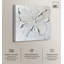 Art mural blanc élégant sur toile White Butterfly par Art Remedy-104345189-104345212
