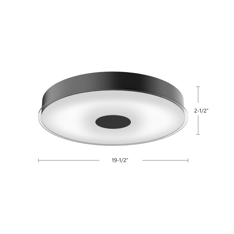 Parker Glass LED Flush Mount