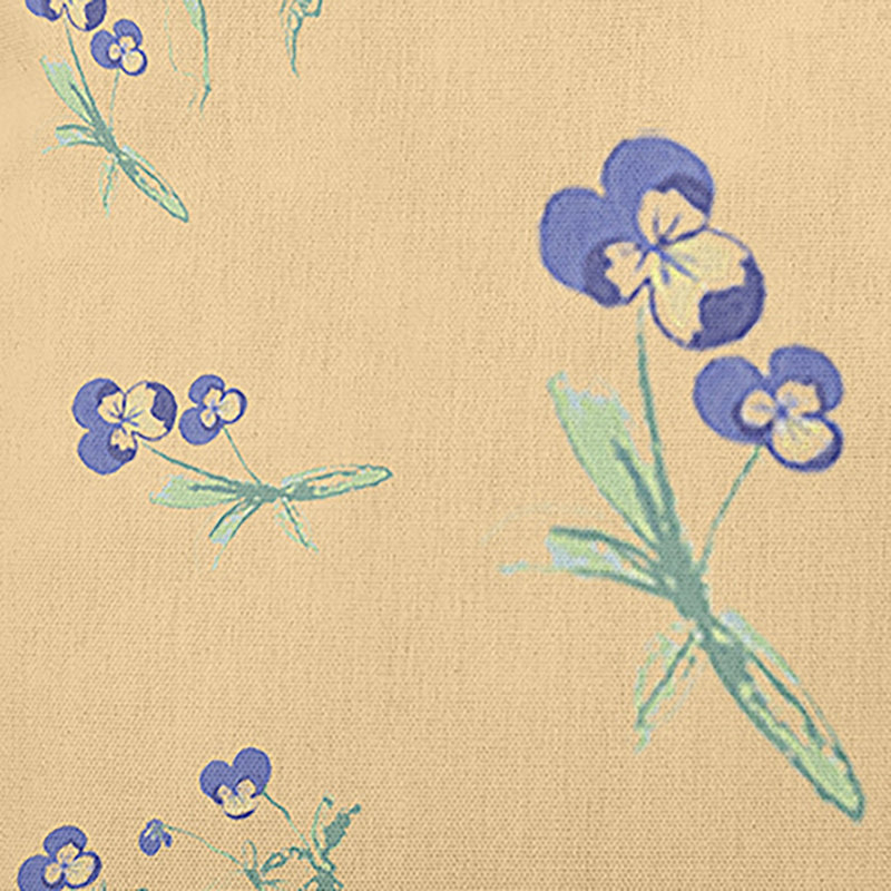 Coussin décoratif en polyester floral, H 16 po x l 16 po, Carré