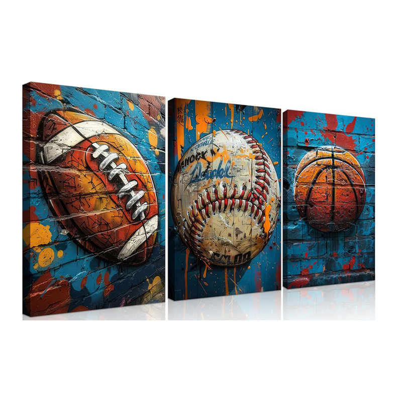 3 Piece Wrapped Canvas Print
