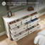 Commode double 7 tiroirs Geovana
