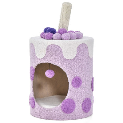 Deshuan Faux Fur Nest Pet Bed