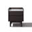 23.1" H Modern Nightstand with Drawers and Faux Marble Top