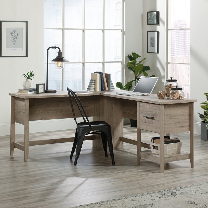 Gracie Oaks Cletus 58.66'' Desk & Reviews | Wayfair