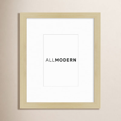 Capullo Wood Matte Picture Frame with Mat