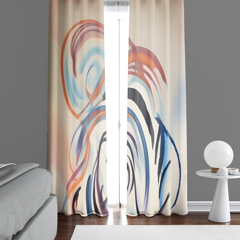Rideau en polyester Swithun, L 40 po x L 61 po