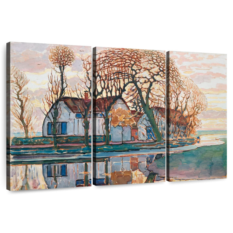Lilie Farm Near Duivendrecht, 32" H x 50" W