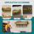 Power Tool Organizer with Charging Station Garage 8 Drill Holders Wall Mount with 8 Outlets-1622919248