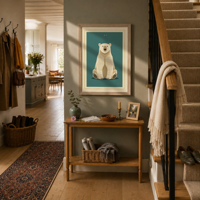 Gentle Bear Modern - Framed Print