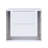 MOON SMOOTH WHITE NIGHTSTAND WITH LED