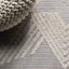 Tapis intérieur / extérieur beige Sumeyya-555564432