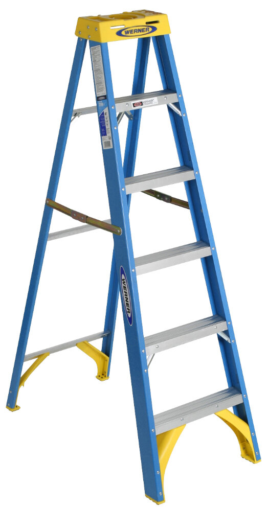 Werner 6 ft Fiberglass Step Ladder II & Reviews Wayfair