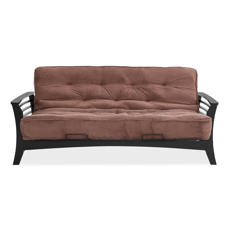 Futon et matelas Mccaffery, Velours côtelé java