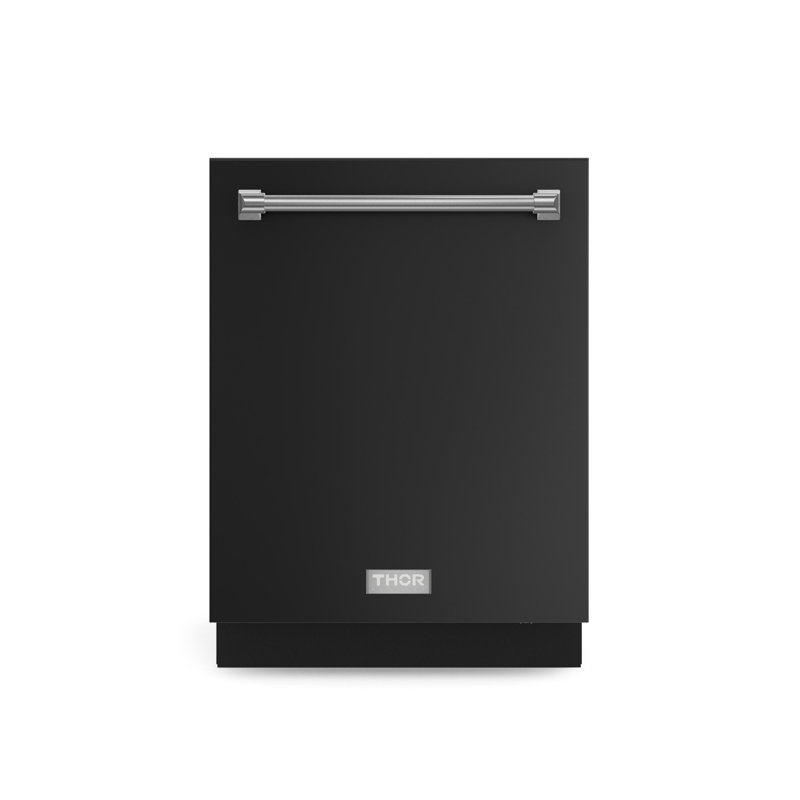 Lave-vaisselle de 24 po Gordon Ramsay de THOR Kitchen noir / acier inoxydable, Acier Inoxydable, Noir