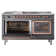ILVE Nostalgie II Noblesse 60 in Dual Fuel Range 7 Burner, Griddle, Frenchtop