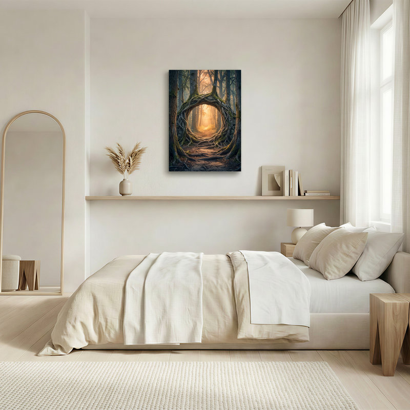 Art mural sur toile Mossy, H 18 po x l 12 po