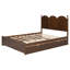 Grand lit plateforme avec 2 grands tiroirs et 1 lit gigogne simple-1092855311