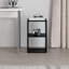 Malak Modern Bedside Table with Open Shelves - Versatile Side, Coffee or End Table for Bedroom or Living Room-102372704