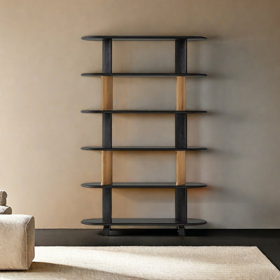 Bibliothèque simple à plusieurs niveaux de style européen