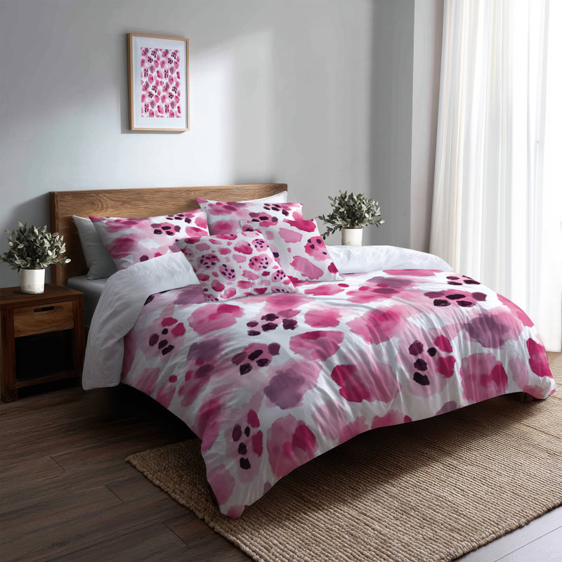 Ensemble de literie à imprimé animal 6 filles, Queen Comforter + 5 Additional Pieces