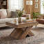 Cross Legs Coffee Table