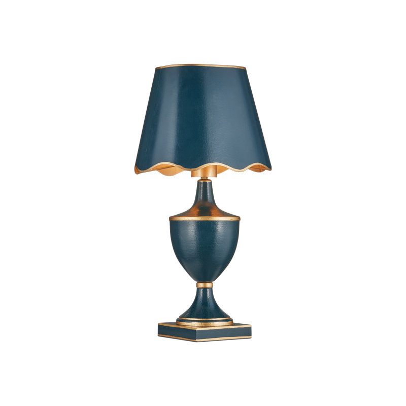 Lampe de table sans fil Travelogue, Bleu marine/doré, Bleu marine/doré
