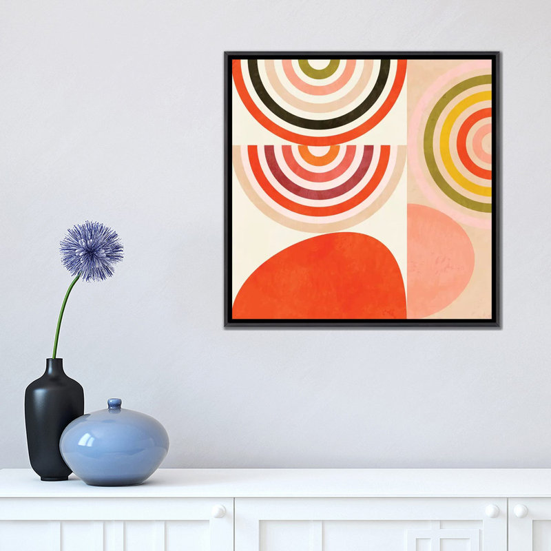 «Shapes Abstract III» par Ana Rut Bré - impression d'art graphique, Aucun mat, H 18 po x l 18 po x 1,5 po