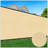 Royal Shade Privacy Screen Cover Windscreen with Heavy Duty Brass Grommets-55584471-55584487