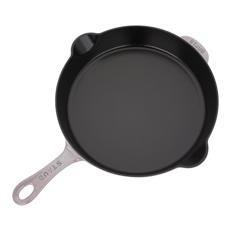 Pans Cast Iron Traditional Deep Frypan, Lilac, 11"