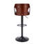Ensemble de 4 tabourets de bar pivotants Ferriera-267257040