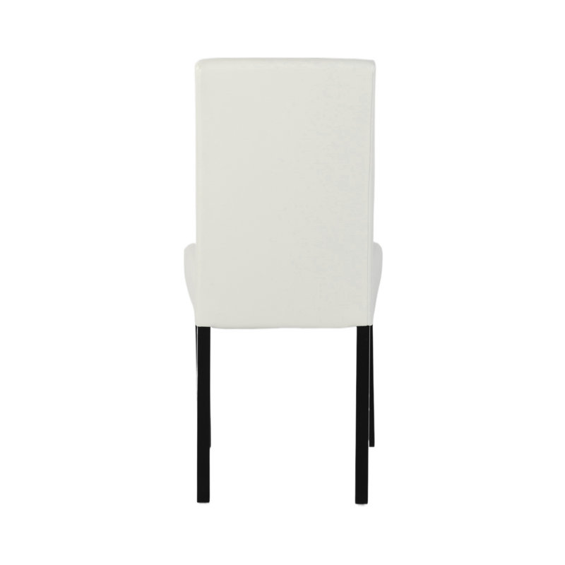 Nakaylee 47cm H Upholstered Parsons Chair, White