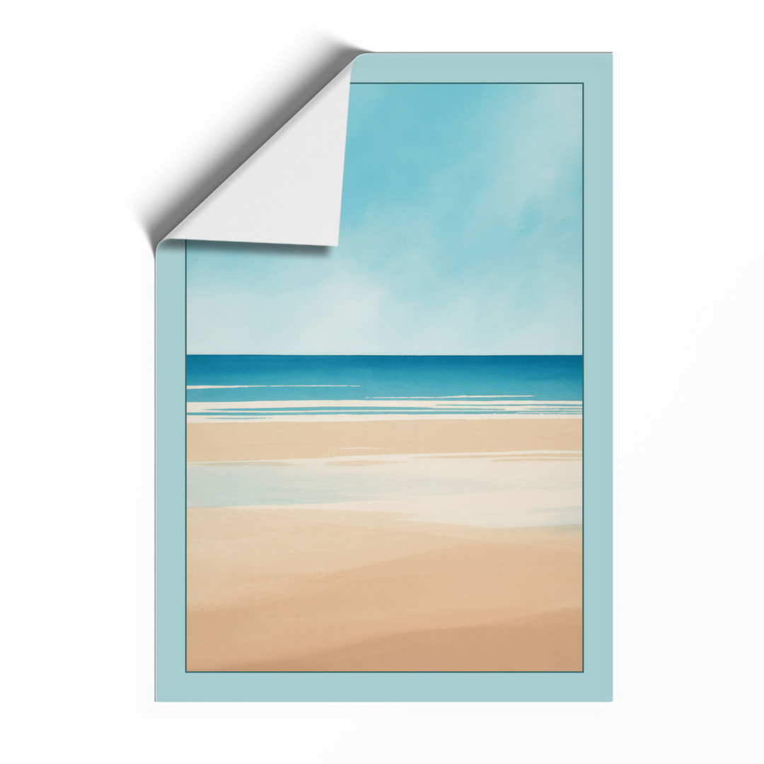 Quiet Shore Coastal - Framed Print
