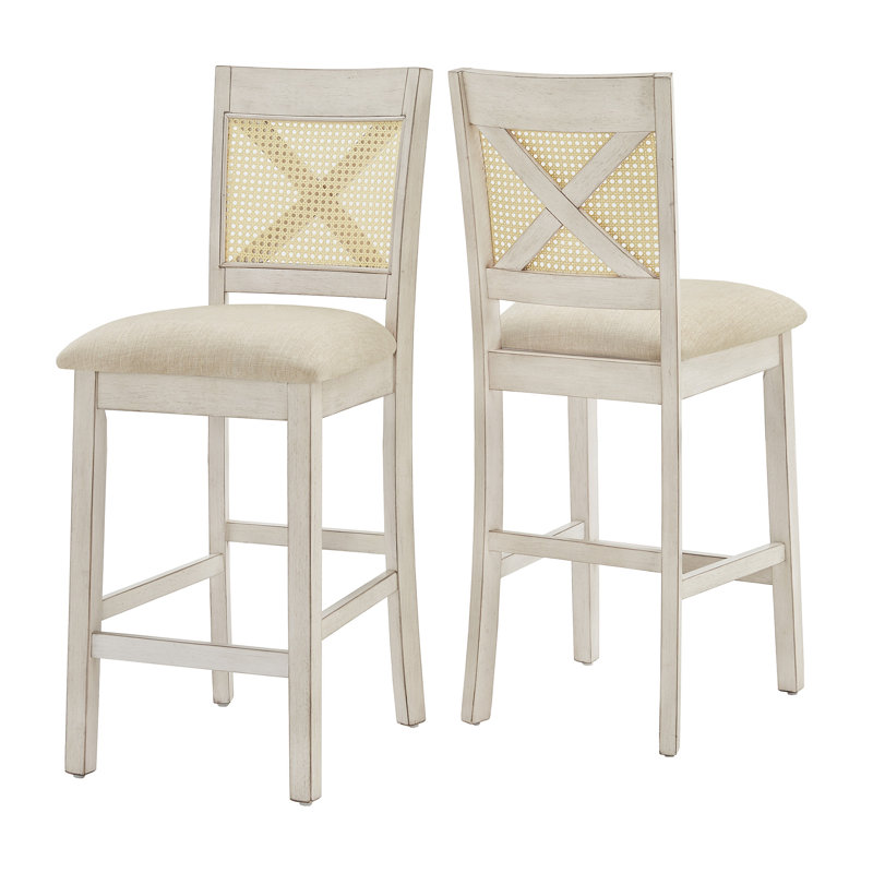 Pulukan 26.32'' Counter Stool, White