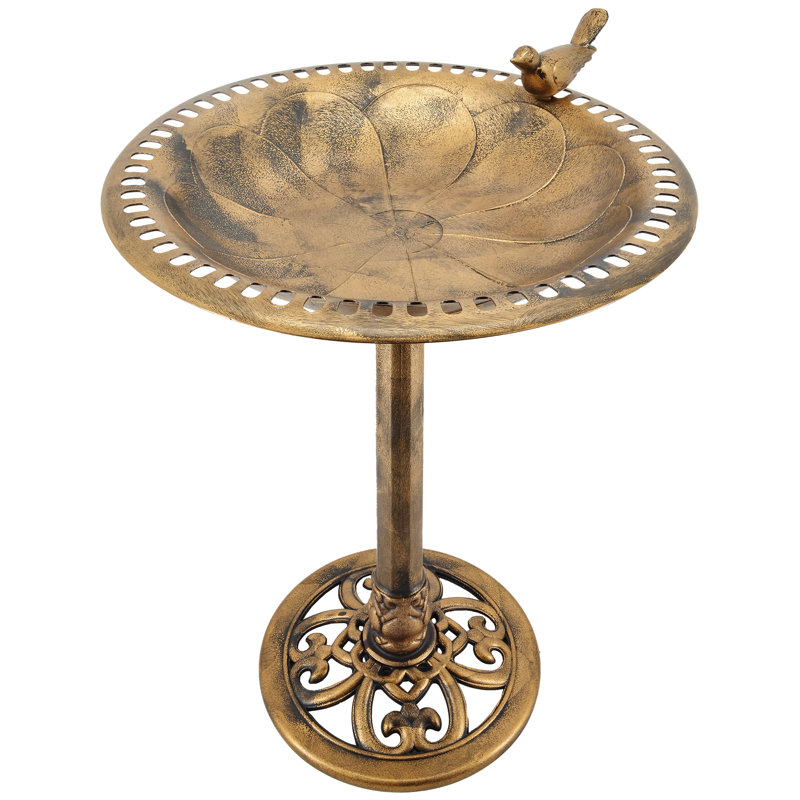 Bain d'oiseaux Aleynna, Or