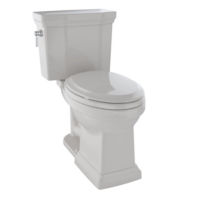 TOTO® Promenade® II 1G® Two-Piece Elongated 1.0 GPF Universal Height Toilet with CEFIONTECT, Sedona Beige