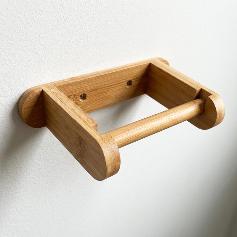 Porte-papier hygiénique en bambou