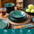 16 Piece Stoneware Dinnerware Set - Service for 4-1857641246