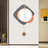 Ivoneta Manufactured Wood Wall Clock