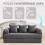 3 Seater Corduroy Sofa-717764784