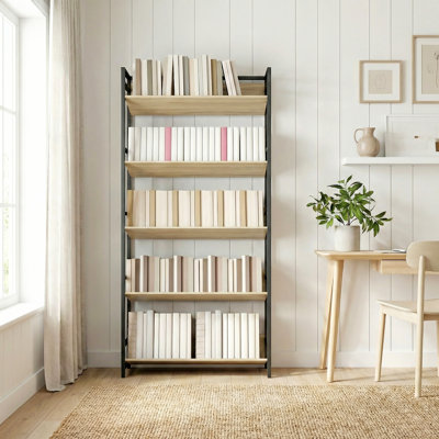 174cm H x 80cm W Steel Bookcase
