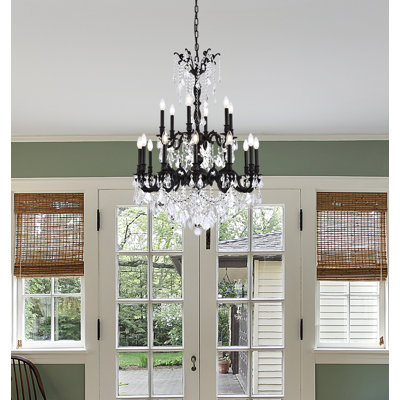 Ashmin 18 - Light Dimmable Tiered Chandelier