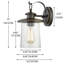Lanterne murale d'extérieur 12 "H-653493207