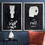 «Best Seat», ensemble de 2 reproductions d'art textuel-2118370540-2127452660-2058830199