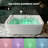 61 Inch Acrylic Whirlpool Massage Bathtub For 2 Person 16 Water Jets LED Lights Heater For Jacuzzi Spa Massage-126754408