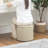 Round Tuffed Upholstered Storage Ottoman-1138649809