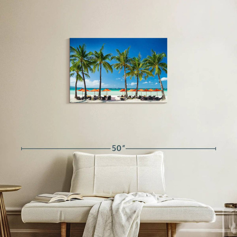Parasol de plage Boracay, H 20 po x l 30 po